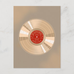 Gold Record Postcard
