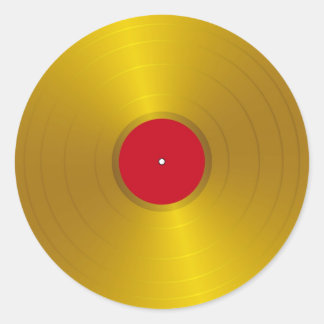Gold Record Sticker
