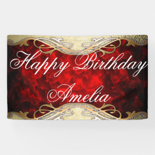 gold,red,metallic,modern,pattern,cool,elegant,chic banner