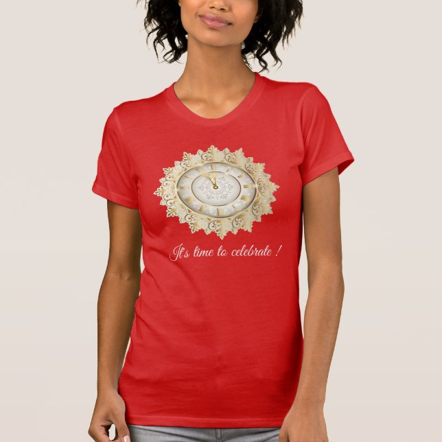 Gold Red Time T-Shirt (Front)