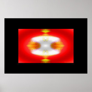 Gold refinement on Red Poster