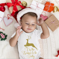 Gold Reindeer Tis the Season To Be Jolly Christmas