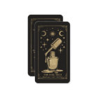 Gold Retro Celestial Tarot Nail artist QR Code