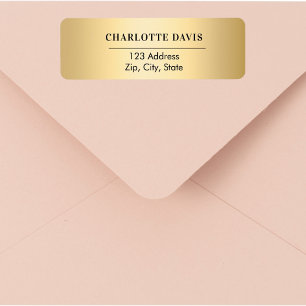Gold return address
