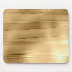 gold ribbon texture metallic stylish  mouse mat