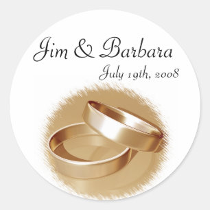 Gold Rings Stickers