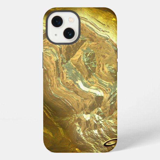 Gold River 1 iPhone Case (Back)