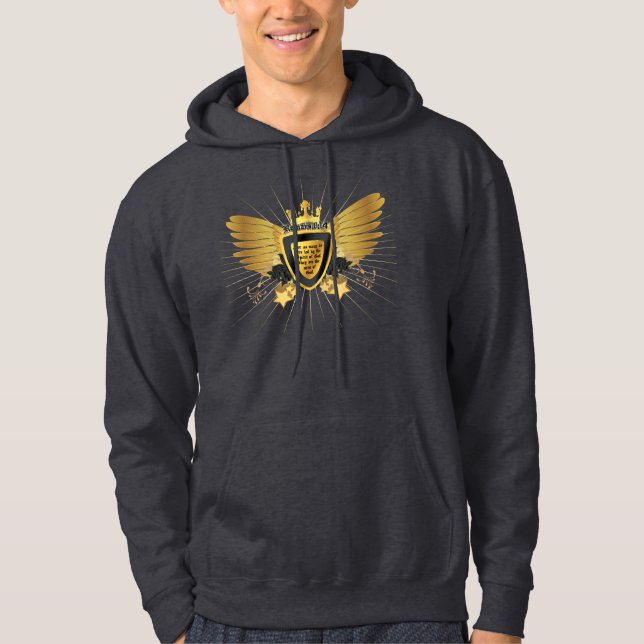Gold Romans 8:14, Sons of God Hoodie (Front)