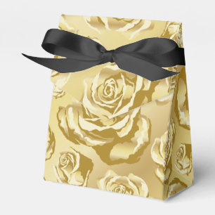 Gold Rose Favour Box