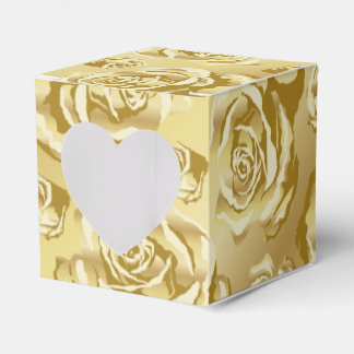 Gold Rose Gift Box