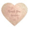 Gold Rose Glitter Skinny Blush Lux Heart Thank You