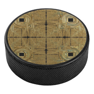 Gold Rush Hockey Puck