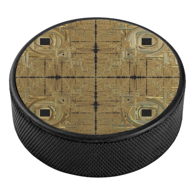 Gold Rush Hockey Puck (3/4)