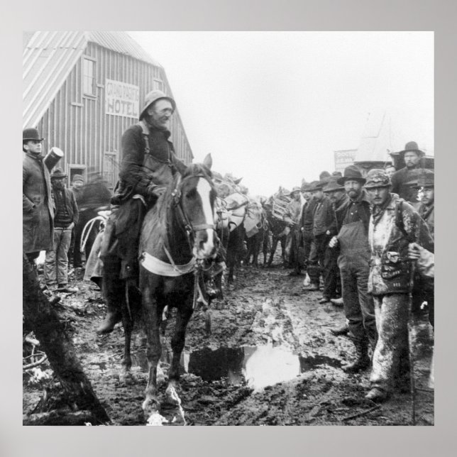 Gold Rush in Alaska, 1890s Poster (Front)