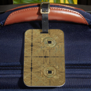 Gold Rush Luggage Tag
