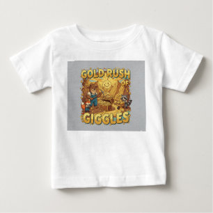 Gold Rush of Giggles T-Shirt - Funny Miner Animals