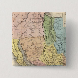 Gold Rush to California 15 Cm Square Badge