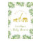 Gold Safari Baby Shower Decor Welcome Sign