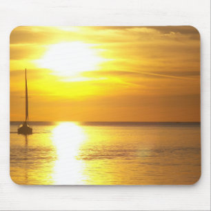 Gold Sail Mouse Mat