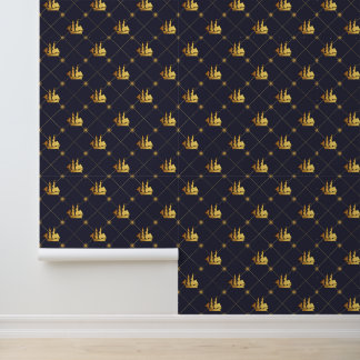 Gold Sail Ship Wallpaper