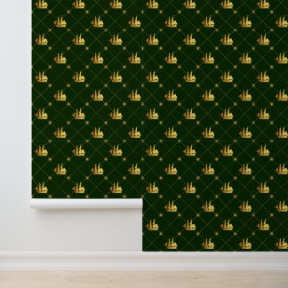 Gold Sail Ship Wallpaper
