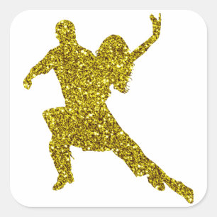 Gold Salsa Sticker