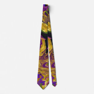 Gold Satin Tie