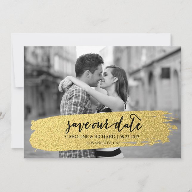 GOLD | SAVE THE DATE (Front)