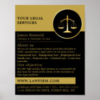 Gold Scales of Justice, Legal Services Advertising