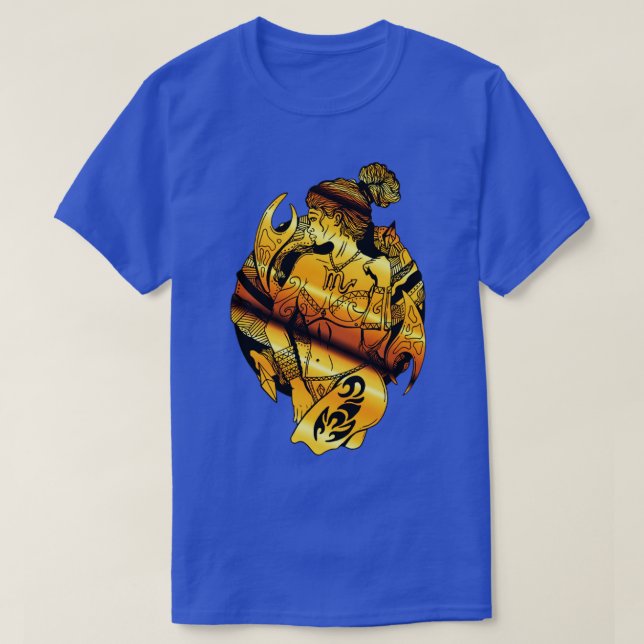 Gold Scorpio Beauty  T-Shirt (Design Front)