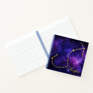 Gold Scorpio Constellation on Galaxy   Notebook