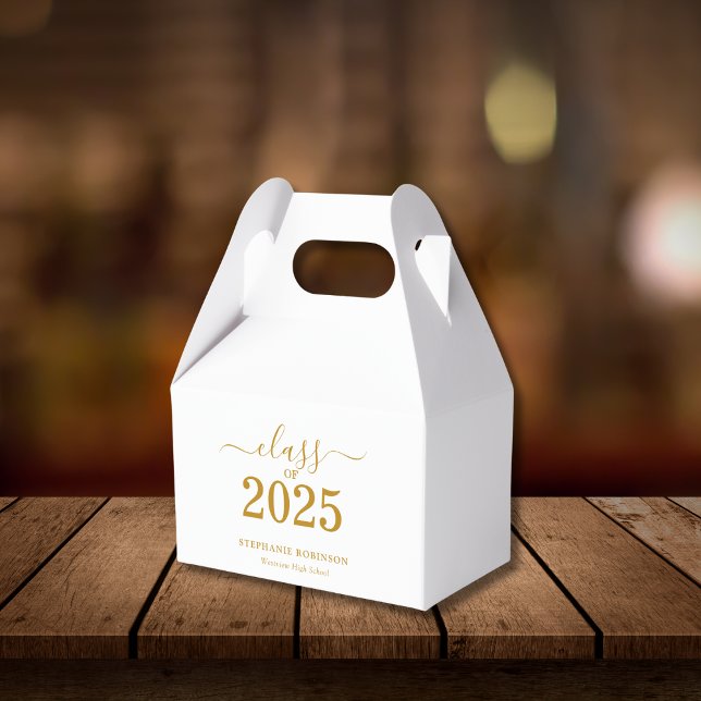 Gold Script Class of 2025 Graduation   Favour Box (Creator Uploaded)