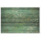 Gold Scrollwork on Green Wood Decoupage
