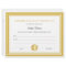 Gold Seal Certificate of Authenticity Template 