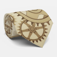 Gold, sepia steampunk cosplay, clock gears pattern