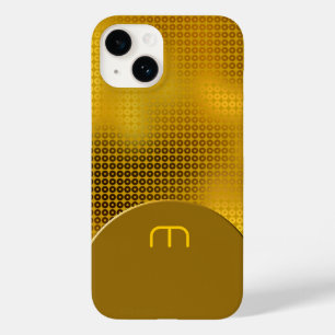Gold Sequin Monogram Case-Mate iPhone Case