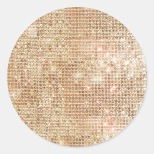 Gold Sequins Sticker