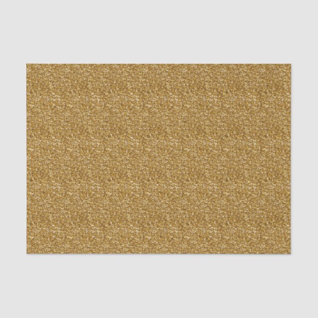 GOLD SEQUINS-TISSUE WRAPPING PAPER (Front)