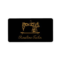 Gold Sewing Machine Logo