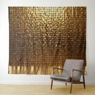 Gold Shimmer Golden Backdrop Party Decoration Tapestry