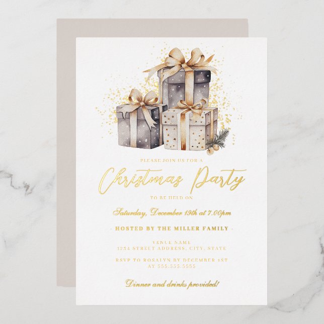 Gold Shimmer Presents Christmas Party       (Front/Back)