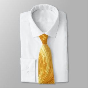 Gold shimmer tie