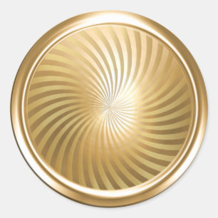 Gold Shiny Envelope Seal