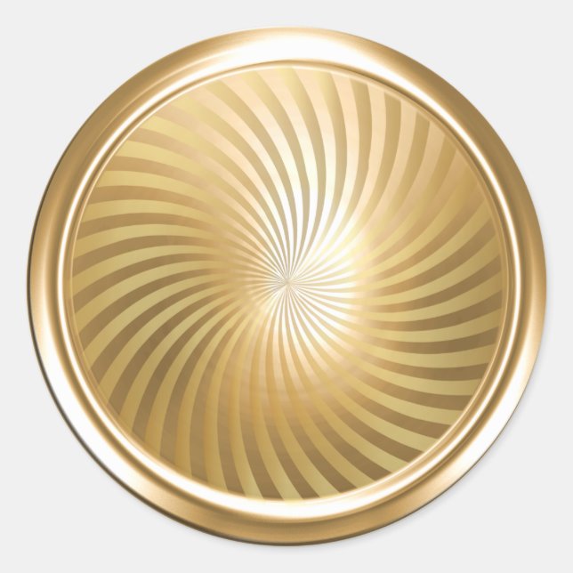 Gold Shiny Envelope Seal (Front)