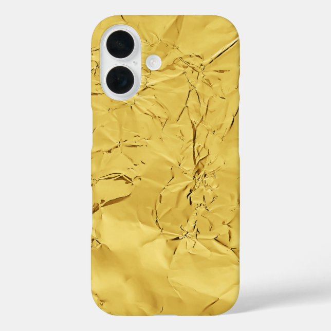 gold shiny foil Case-Mate iPhone case (Back)