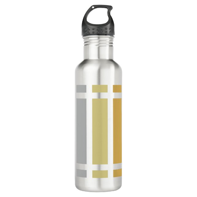 Gold Silver Bronze Metal Hues 710 Ml Water Bottle (Front)