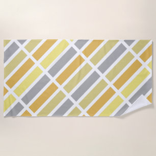 Gold Silver Bronze Metal Hues Beach Towel