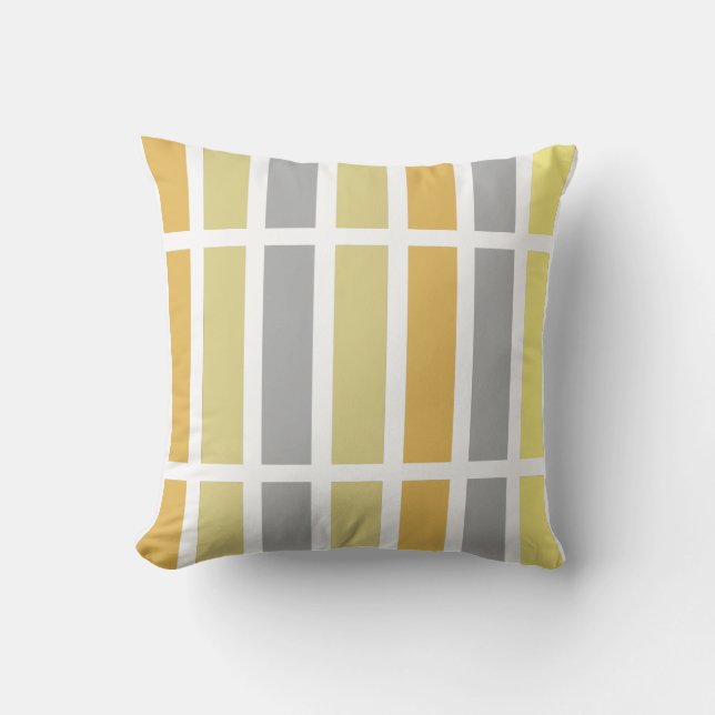 Gold Silver Bronze Metal Hues Cushion (Front)