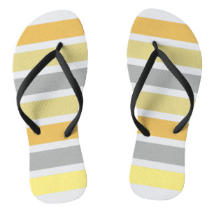 Gold Silver Bronze Metal Hues Flip Flops