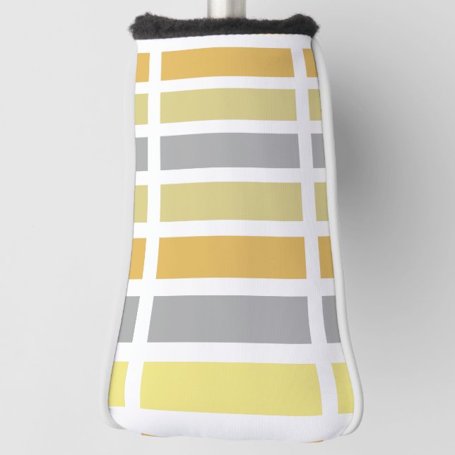 Gold Silver Bronze Metal Hues Golf Head Cover (Rotate 90)